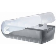 Karteibox Croco A7 Transluzent/Grau