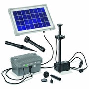 Esotec Solar Teichpumpenset 5/300 mit 3,2 Ah Pb Akkuspeicher (101775)