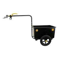 Fahrradanhänger 640040 Modell Maxi, schwarz, 58x39x30 cm