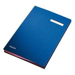 Leitz 621063 Unterschriftsmappe, 20 Fächer, Überzug PP
