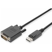 QLTY DISPLAYPORT-DVI 24+1 KABEL 1M ST/ST DPP 1.2