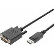 QLTY DISPLAYPORT-DVI 24+1 KABEL 3M ST/ST DPP 1.2