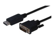 QLTY DISPLAYPORT-DVI 24+1 KABEL 5M ST/ST DPP 1.2