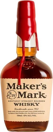 Makers Mark Kentucky Straight Bourbon Whisky 45% Vol. 0,7 l
