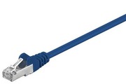 Wentronic CAT5e FTP Crossover Netzwerkkabel (2x RJ45, 30m) blau