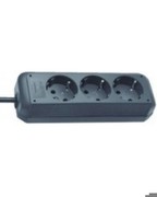 Brennenstuhl ECO Line Steckdosenleiste (3-fach, 1,5 m) schwarz