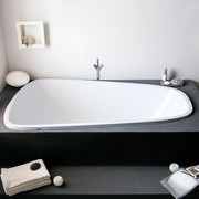 Hoesch SingleBath Duo Badewanne, Überlauf rechts, L: 176,6 B: 114,1 H: 44 cm weiß, 3686.010