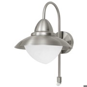 Eglo 87105 Wandleuchte Sensor SIDNEY E27 1x60W Edelstahl 87105