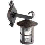 Brilliant Außenwandleuchte, hängend Jordy 60W schwarz-rost-braun