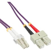 InLine LWL Duplex Kabel - LC/SC 50/125µm - OM4 - 10m, 88640P