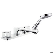 Hansgrohe Wannenarmatur 4 Loch Axor Urquiola F Set für Wannenrand chrom 11443000