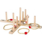 Goki Ringwurfspiel mit 5 Sisalringen (SA059)