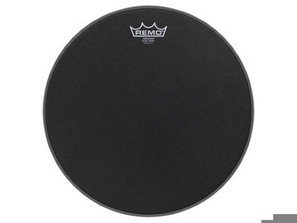 Remo Emperor Black Suede 12"