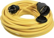 as - Schwabe 60354 Verlängerung, 20m K35 AT-N07 V3V3-F 3G1,5, gelb, IP44 Aussenbereich