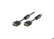 Wentronic Monitorkabel (15-polig HD Stecker auf 15-polig HD Stecker, SVGA, XGA) 7m schwarz