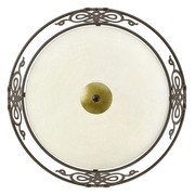 Eglo 86712 Wand- u.Deckenleuchte MESTRE 2-flg. antik-braun/gold 86712