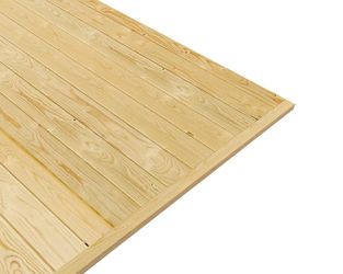 Karibu Holztechnik Boden Karibu für Sockelmaß 490 x 390 cm natur