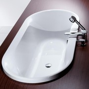Hoesch SPECTRA Ovale Badewanne L: 190 B: 80 H: 47 cm weiß, 6483.010