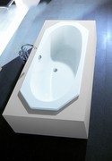 Hoesch ARMADA Achteck Badewanne L: 180 B: 80 H: 45 cm weiß, 6169.010