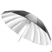 Walimex Reflexschirm 180cm schwarz/silber
