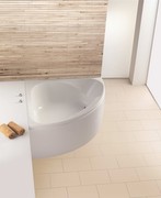 Hoesch Spectra - Badewanne Eck 1400 mit lo. S.u. Gest. - 3655.010 (weiß)