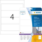 Herma Ordnerrückenetiketten A4, 10160, 192x59 mm Movables/ablösbar Papier matt blickdicht 100 Stück