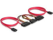 DELOCK SATA All-in-One Kabel fuer 2x HDD