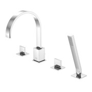 Steinberg Serie 135 4-Loch Wanne/Brause-Standarmatur, Ausladung 210 mm, 135.2402