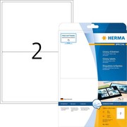 Herma Etiketten A4 4915 199,6x143,5 mm Papier glänzend 50 Stück weiß