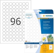 Herma Etiketten A4 4386 Ø20 mm rund Movables/ablösbar Papier matt 2400 Stück weiß