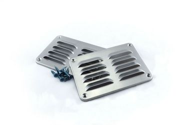 Karibu Lüftungsschlitze, 4 Gitter im Setinkl. Edelstahlschrauben, 55350