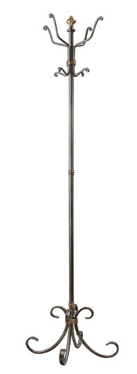 Garderobenständer anthrazit, Opera, Höhe 180cm x 57cm Durchmesser, 88783