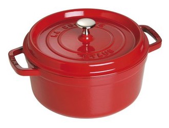 Staub Cocotte Schmortopf rot 24 cm