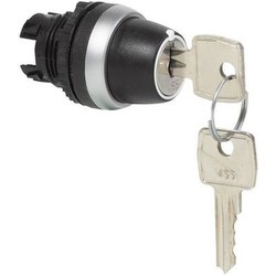 Schlüsselschalter Tast. Knebel 2 Pos, D76141, BACO, 223961