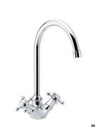 Damixa Tradition Waschtischarmatur mit Schwenkauslauf chrom, 370200000