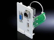 Rittal SZ 2482.570 - Schnittstellenneinsatz USB Bf.A,RJ45,SUB-D9 SZ 2482.570