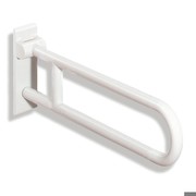 Hewi Serie 801 drehbarer Stützklappgriff Ausladung 600 mm reinweiß, 801.50.100 99