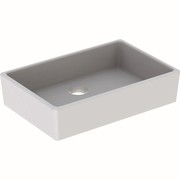 Keramag Spülstein Wohnstätte 360070, 70x50cm x20cm weiß(alpin) ohne Überlauf 360070000, Möbel