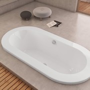 Hoesch - Badewanne STARCK 1800 o. Schale 1800 x 900 x 440 - 6020.010010 (weiß)
