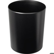 Han Papierkorb 20 Liter flammhemmend schwarz 340mm hoch Kunststoff mit Alueinsatz