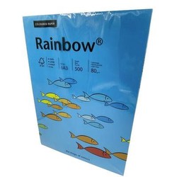 Papyrus 88042764 Multifunktionspapier Rainbow 80 g/m², A3 500 Blatt intensivblau