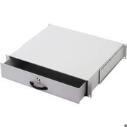 DIGITUS DN-19 KEY-2U 2HE Dokumentenablage, Farbe grau RAL 7035