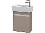 Duravit Ketho WT-Unterbau 6629 22,5x45 cm für Vero, Anschlag rechts, Farbe: Basalt matt KT6629R43