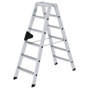 Günzburger Stufenstehleiter Alu. 6Stufen 8,9kg 2seitig Leiter-H.1390mm Trgf150kg/Stufe