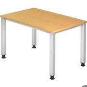 Hammerbacher Schreibtisch Serie Q , Modell QS 12, buche, QS12/6