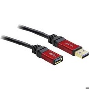 DELOCK Kabel USB 3.0 rot Verlaengerung 3.0m