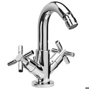 Herzbach Stilo Bidet-Einlochbatterie mit Excenterablaufgarnitur chrom 14.953600.1.01