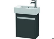 Duravit Ketho WT-Unterbau 6629 22,5x45 cm für Vero, Anschlag rechts, Farbe: Graphit matt KT6629R49