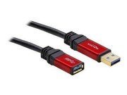 DELOCK Kabel USB 3.0 rot Verlaengerung 5.0m