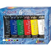 El Greco 28260 - Acrylfarben 6er Set